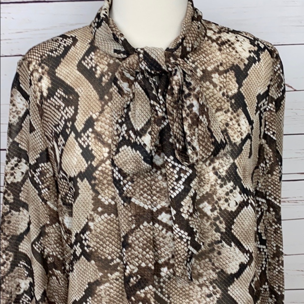 Altuzarra Snake Print Blouse - Picture 5 of 7